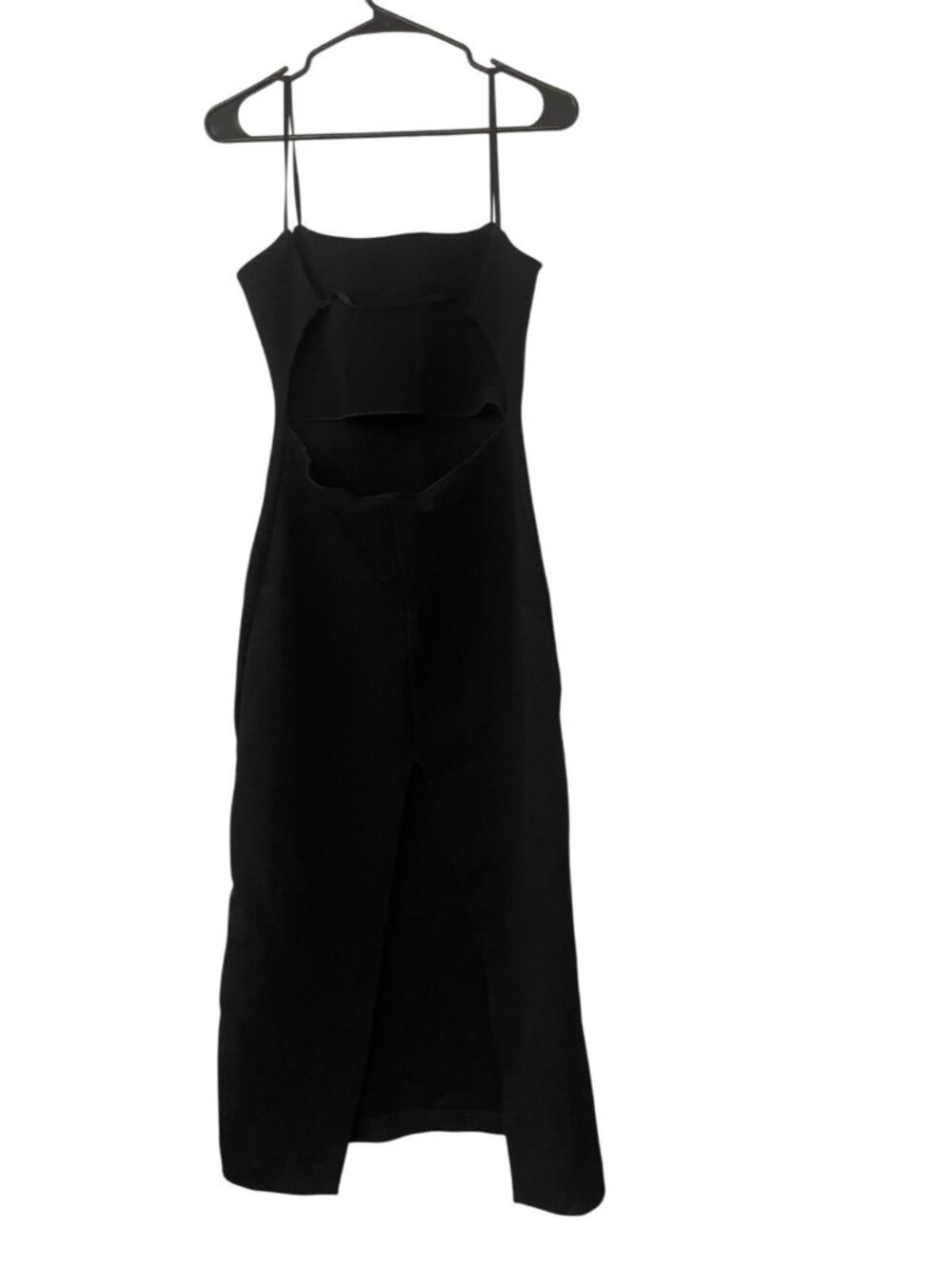 Zara Womens Dress M Black 50th Anniversary Strappy Midi Cocktail 3644/997 NWT - Picture 4 of 14